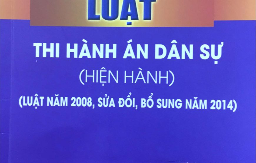 Luật thi hành án dân sự sửa đổi 2014