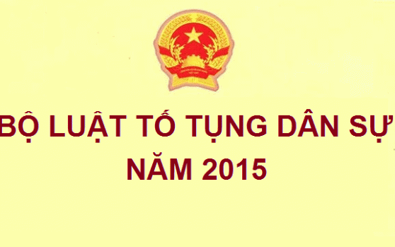 Bộ luật tố tụng dân sự 2015