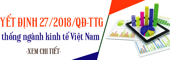 Quyết định 27/2018/QĐ-TTg Hệ thống ngành kinh tế Việt Nam