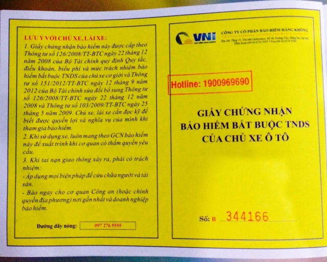 Quy định chung về bảo hiểm bắt buộc