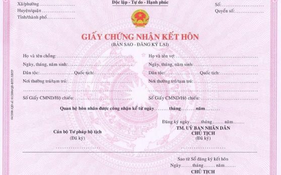 CHỈNH SỬA GIẤY ĐĂNG KÝ KẾT HÔN