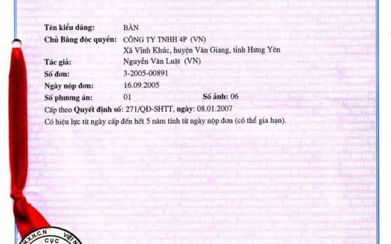 Gia hạn văn bằng bảo hộ