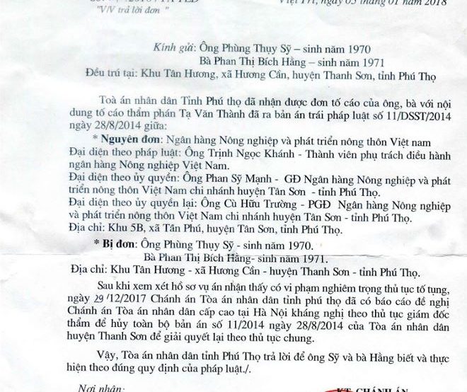 Vụ “Thẩm phán bị “tố” ra bản án trái luật”: Ủy ban Tư pháp của Quốc hội đề nghị báo cáo trước ngày 25/8