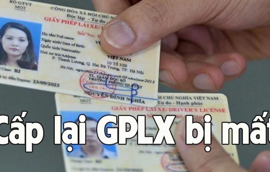 MẤT GIẤY PHÉP LÁI XE CÓ PHẢI THI LẠI ?