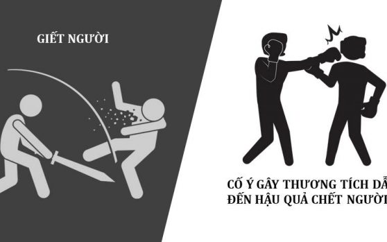 PHÂN BIỆT TỘI GIẾT NGƯỜI VÀ CỐ Ý GÂY THƯƠNG TÍCH GÂY HẬU QUẢ CHẾT NGƯỜI