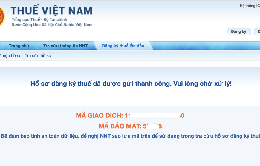 MAI PHONG LAWFIRM  – Thủ tục đăng ký thuế online có thể bạn chưa biết?