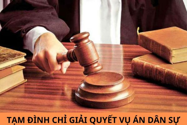 Tạm đình chỉ giải quyết vụ án dân sự thì án phí có được trả lại không?