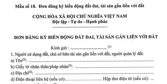 Cách xác định thời điểm xử phạt hành vi không đăng ký biến động đất đai