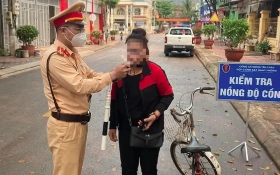 Đi xe đạp vi phạm nồng độ cồn bị phạt như thế nào?